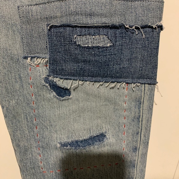 Polo Ralph Lauren Avery Boyfriend Patchwork Sz 27 - Picture 4 of 8